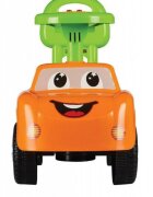 Novokids Masinuta pentru copii Dream Car Portocaliu fara Pedale greutate admisa 25 kg Cu Sunete Spatar de Protectie si Volan