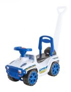 Novokids Masinuta pentru copii My first SUV Car XXL Alb Lungime 85 cm Maner de impins detasabil pentru parinti Spatiu pentru depozitare