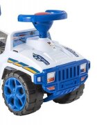 Novokids Masinuta pentru copii My first SUV Car XXL Alb Lungime 85 cm Maner de impins detasabil pentru parinti Spatiu pentru depozitare