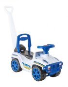 Novokids Masinuta pentru copii My first SUV Car XXL Alb Lungime 85 cm Maner de impins detasabil pentru parinti Spatiu pentru depozitare