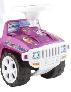 Novokids Masinuta pentru copii My first SUV Car XXL Mov Lungime 85 cm Maner de impins detasabil pentru parinti Spatiu pentru depozitare