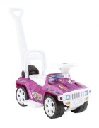 Novokids Masinuta pentru copii My first SUV Car XXL Mov Lungime 85 cm Maner de impins detasabil pentru parinti Spatiu pentru depozitare
