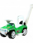 Novokids Masinuta pentru copii My first SUV Car XXL Verde Lungime 85 cm Maner de impins detasabil pentru parinti Spatiu pentru depozitare