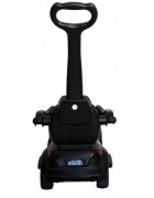 Novokids Masinuta pentru copii Victory Car Negru fara pedale cu melodii si lumini maner detasabil greutate suportata 25 kg