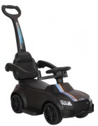 Novokids Masinuta pentru copii Victory Car Negru fara pedale cu melodii si lumini maner detasabil greutate suportata 25 kg