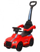 Novokids Masinuta pentru copii Victory Car Rosu fara pedale cu melodii si lumini maner detasabil greutate suportata 25 kg