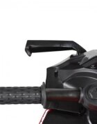 Novokids Motocicleta electrica pentru copii Ninja Premium Motocross Alb viteza din maner maxim 30 kg melodii si lumini Led bluetooth roti ajutatoare