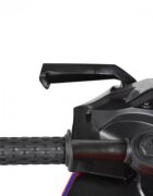 Novokids Motocicleta electrica pentru copii Ninja Premium Motocross Albastru viteza din maner maxim 30 kg melodii si lumini Led bluetooth roti ajutatoare