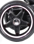 Novokids Motocicleta electrica pentru copii Ninja Trio Motocross Alb maxim 30 kg melodii si lumini Led bluetooth 3 roti