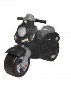 Novokids Motocicleta pentru copii Vespa Scooter Mini Negru fara pedale greutate suportata 30 kg roti late stabilitate mare