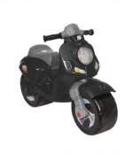 Novokids Motocicleta pentru copii Vespa Scooter Mini Negru fara pedale greutate suportata 30 kg roti late stabilitate mare