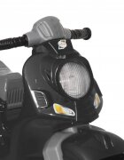 Novokids Motocicleta pentru copii Vespa Scooter Mini Negru fara pedale greutate suportata 30 kg roti late stabilitate mare