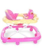 Novokids Premergator pentru copii Duckey Roz cu melodii reglabil in 3 trepte pliabil