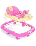 Novokids Premergator pentru copii Duckey Roz cu melodii reglabil in 3 trepte pliabil