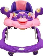 Novokids Premergator reglabil in 2 trepte Baby C Mov Ratusca cu melodii roti silentioase din silicon pliabil