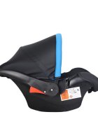 Novokids Scaun auto Safety Shell PRO Albastru Omologare R-129 i-Size Maner reglabil Captuseala confortabila Sistem de prindere in 5 puncte Greutate admisa 13 kg