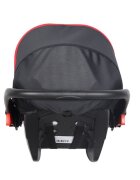 Novokids Scaun auto Safety Shell PRO Rosu Omologare R-129 i-Size Maner reglabil Captuseala confortabila Sistem de prindere in 5 puncte Greutate admisa 13 kg