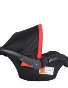 Novokids Scaun auto Safety Shell PRO Rosu Omologare R-129 i-Size Maner reglabil Captuseala confortabila Sistem de prindere in 5 puncte Greutate admisa 13 kg
