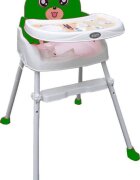Novokids Scaun de masa pentru copii Teddy Bear Verde 3 in 1 transformabil in scaunel copii functie inaltator scaun 2 trepte de inaltime sezut confortabil masuta detasabila