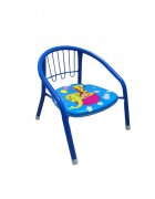 Novokids Set 4 scaune metalice pentru copii Little Chair Multicolor Sezut moale cu sunete Pentru interior si exterior Dimensiuni 36x36x34 cm Vopsea lucioasa
