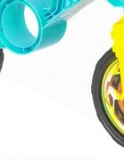 Novokids Tricicleta pentru copii EVO Balance Bike Turquoise fara pedale 3 roti claxon greutate admisa 30 Kg