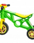 Novokids Tricicleta pentru copii EVO Balance Bike Verde fara pedale 3 roti claxon greutate admisa 30 Kg