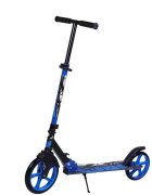 Novokids Trotineta copii si adolescenti Funky Camo PRO Albastru Camuflaj maxim 100 kg functie Super Brake diametru roata fata 230 mm