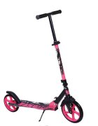 Novokids Trotineta copii si adolescenti Funky Camo PRO Roz Camuflaj maxim 100 kg functie Super Brake diametru roata fata 230 mm
