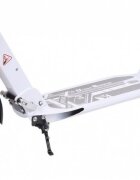 Novokids Trotineta pentru copii Plexus Evo Pro Alb din aluminiu frana pe disc greutate suportata 100 kg frana si suspensie duble diametru roata 200 mm