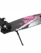 Novokids Trotineta pentru copii si adolescenti Storm Camo Pro Roz Camuflaj greutate suportata 100 kg functie Super Brake maner reglabil pe inaltime diametru roata 200 mm