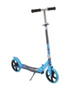 Novokids Trotineta pentru copii si adolescenti Storm Evo Pro Albastru greutate suportata 100 kg functie Super Brake maner reglabil pe inaltime diametru roata 200 mm