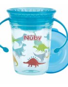NUBY Cana cu manere 360 grade 6 luni+ Albastru