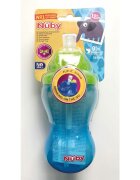 NUBY Cana cu pai anti-alunecare 360 ml 12 luni + Albastru