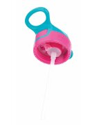 NUBY Cana sport cu pai moale si pliabil 360 ml 3 ani + Roz