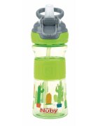 NUBY Cana sport cu pai moale si pliabil 360 ml 3 ani + Verde