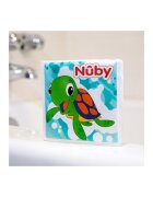 NUBY Carticica de colorat pentru baita cu animale 13x13x3 cm 4 luni+ multicolor