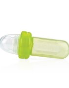 NUBY Dispozitiv de hranire pentru alimente lichide sau semi-solide silicon fara bpa 6 luni + verde
