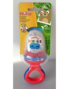 NUBY Dispozitiv de hranire pentru fructe si legume 6 luni + mov