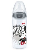 NUK Biberon First Choice 300 ml tetina silicon Mickey gri 6-18 luni