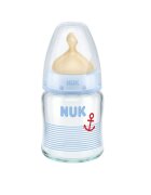 NUK Biberon First Choice Plus Sticla 120ml tetina Latex M 0-6 luni bleu