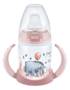 NUK Biberon Learner First Choice 150 ml Eeyore roz 6-18 luni