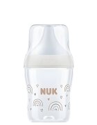 NUK Biberon Perfect Match din sticla 120 ml control temperatura tetina silicon S Curcubeu