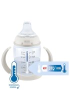 NUK Cana cu cioc din silicon First Choice 150 ml 6-18 luni Alb