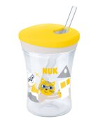 NUK Cana Evolution Action cu pai 230 ml de la 12 luni galben