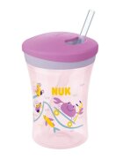 NUK Cana Evolution Action cu pai 230 ml de la 12 luni roz