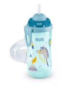 NUK Cana Flexi 300 ml cu pai moale de la 12 luni bleu