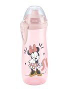 NUK Cana sport 450 ml cu adaptor Push-Pull de la 36 luni Mickey roz