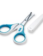 NUK Forfecuta unghii cu capac protector 0+ Bleu