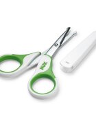 NUK Forfecuta unghii cu capac protector 0+ Verde