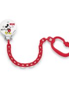 NUK Lant suzeta Mickey rosu